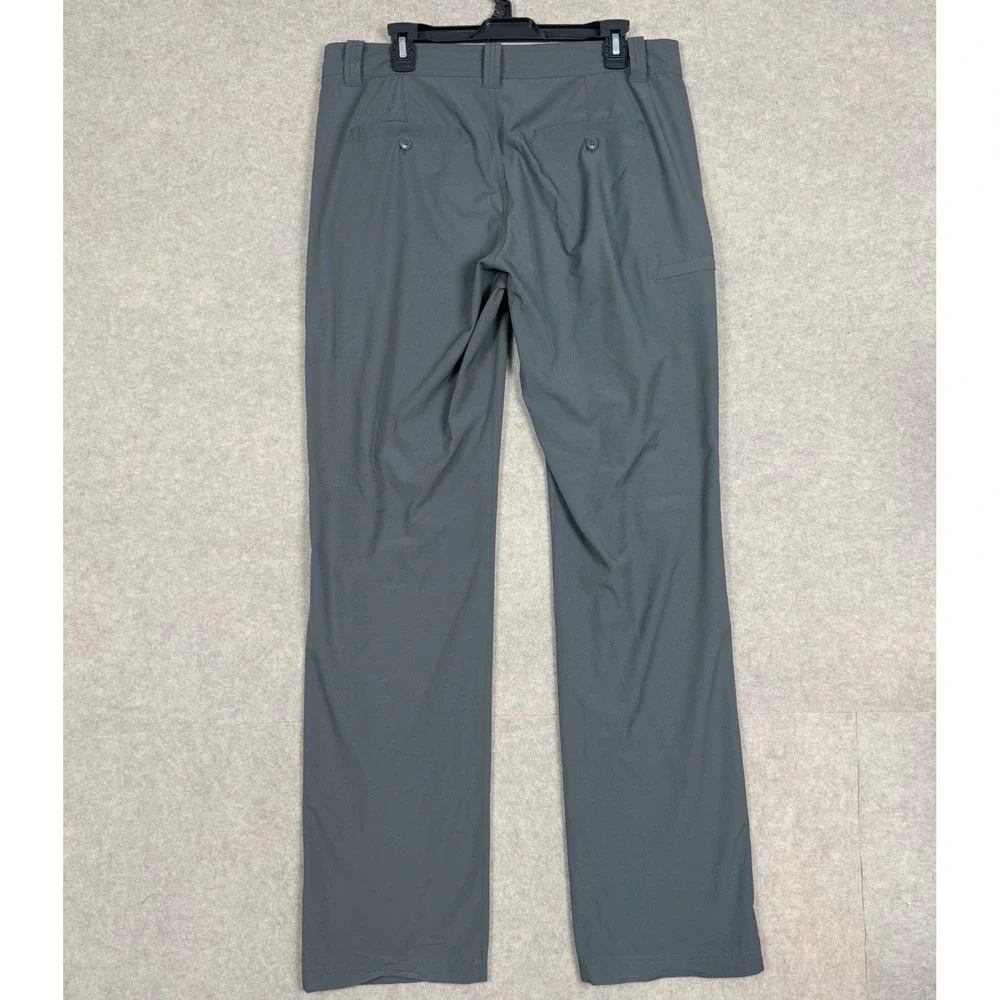 Columbia Hiking Pants 34x34 Omni-Shield Gray Outdoor Straight Leg RN69724